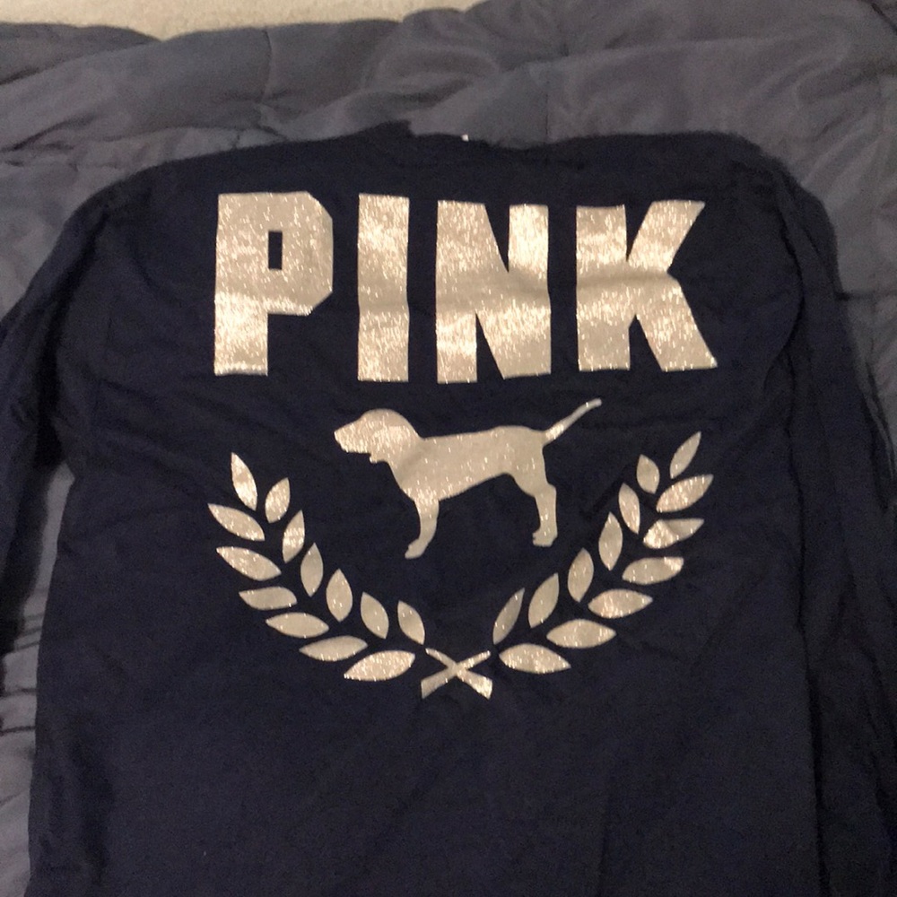 Navy and silver long sleeve